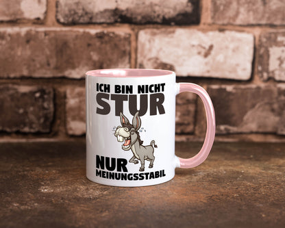Sturer Esel | Sturkopf Tasse Dickkopf Spruch Humor lustiger Geschenk