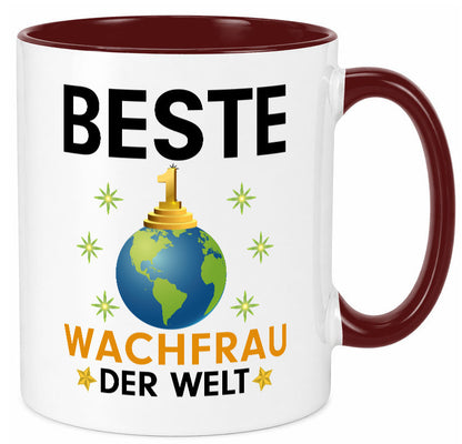 Welt Beste Wachfrau | Wachpersonal Nachtwächter Geschenk Humor Geschenkidee