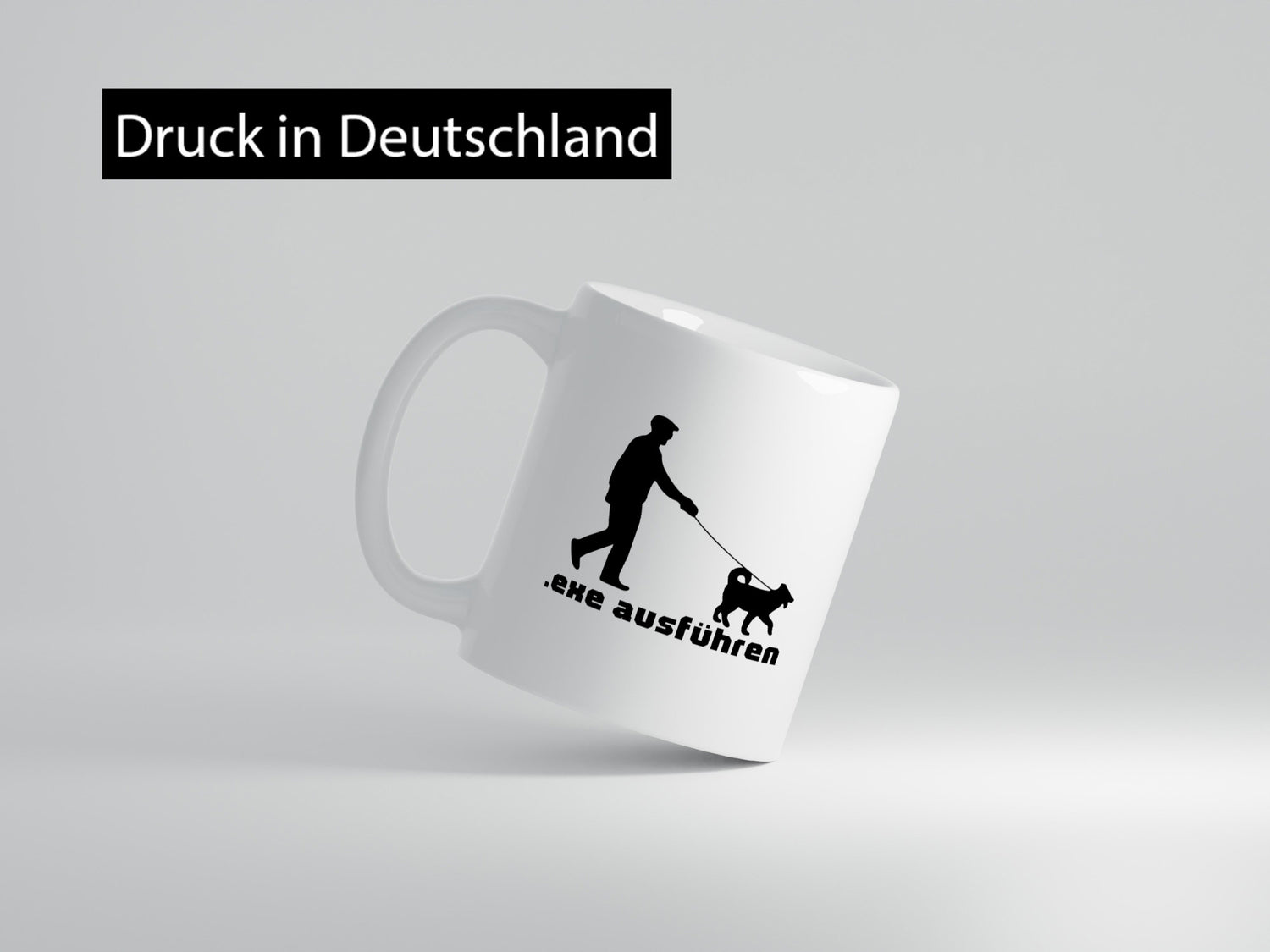 Exe ausführen | Echse Programmierer Informatiker Nerd Humor Geschenkidee Tasse