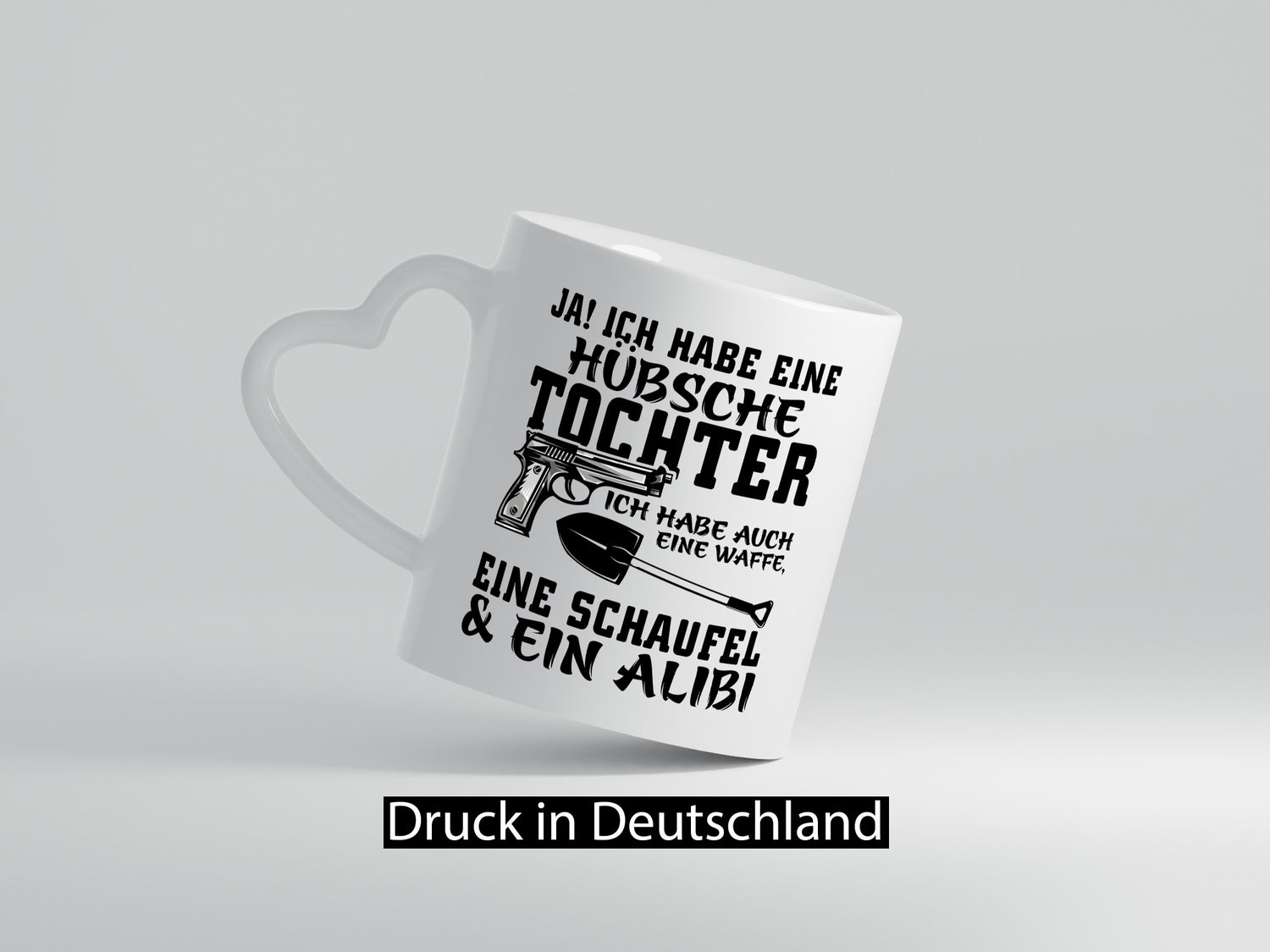 Hübsche Tochter Geschenk Familie Geschenkidee lustiger Spruch Tasse