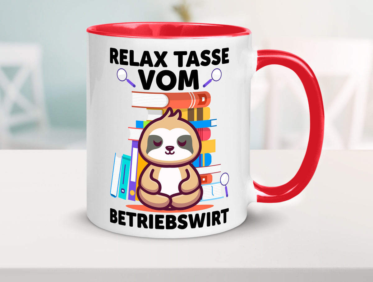 Relax Tasse: Betriebswirt | Betriebswirtschaft lustiger Spruch Geschenk Humor