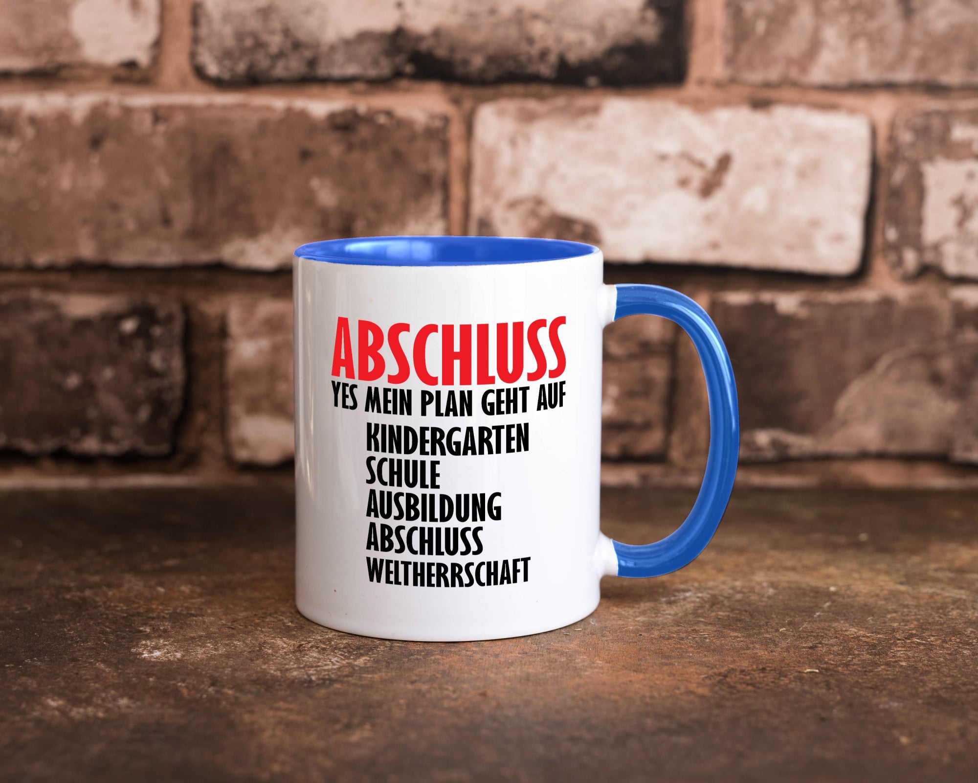 Abschluss Bachelor Geschenkidee Humor Tasse