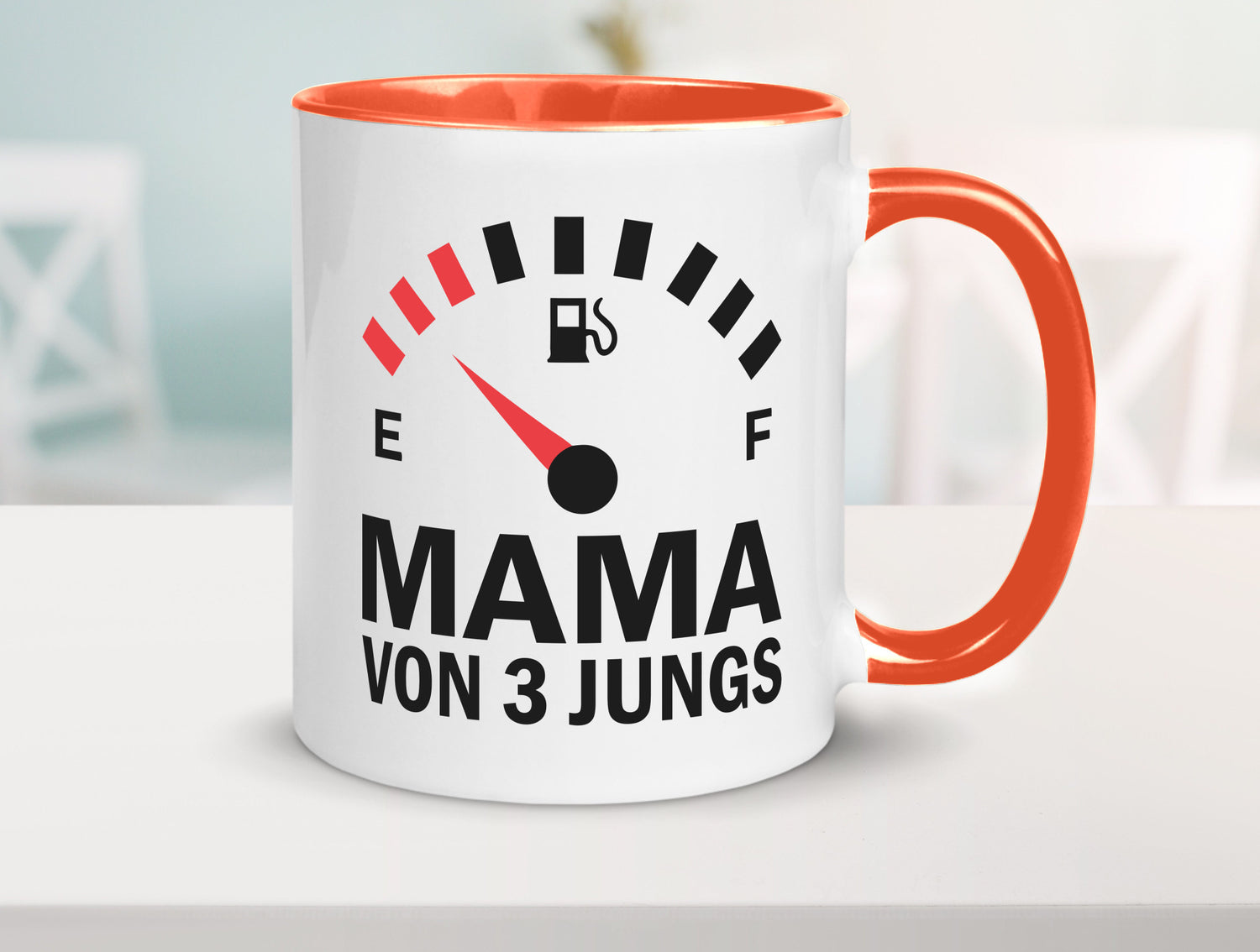 Mama von 3 Jungs | Muttertag Geschwister lustiger Spruch Geschenk Familie