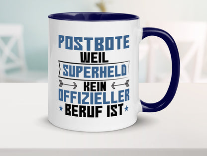 Superheld Postbote | Beruf Post Briefträger Geschenk Arbeit Kollegen Büro