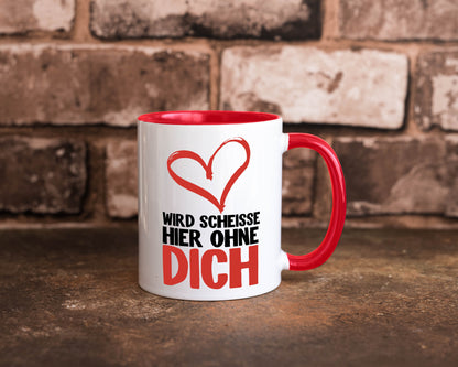 Wird Scheisse Geschenk Humor Geschenkidee lustiger Spruch Tasse