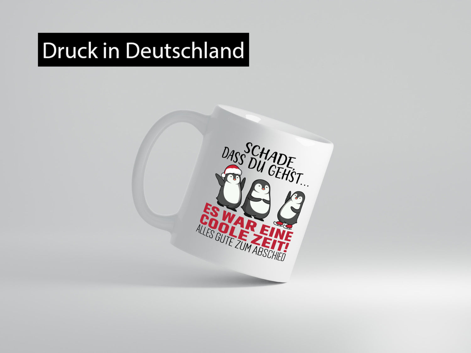 Schade das du gehst | es war eine coole Zeit Arbeit Geschenkidee Kollegen Büro