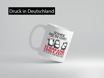 Schade das du gehst | es war eine coole Zeit Arbeit Geschenkidee Kollegen Büro