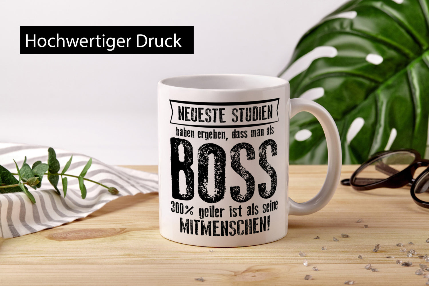 Neuste Studien: Boss | Führungskraft Vorgesetzter lustiger Spruch Geschenk