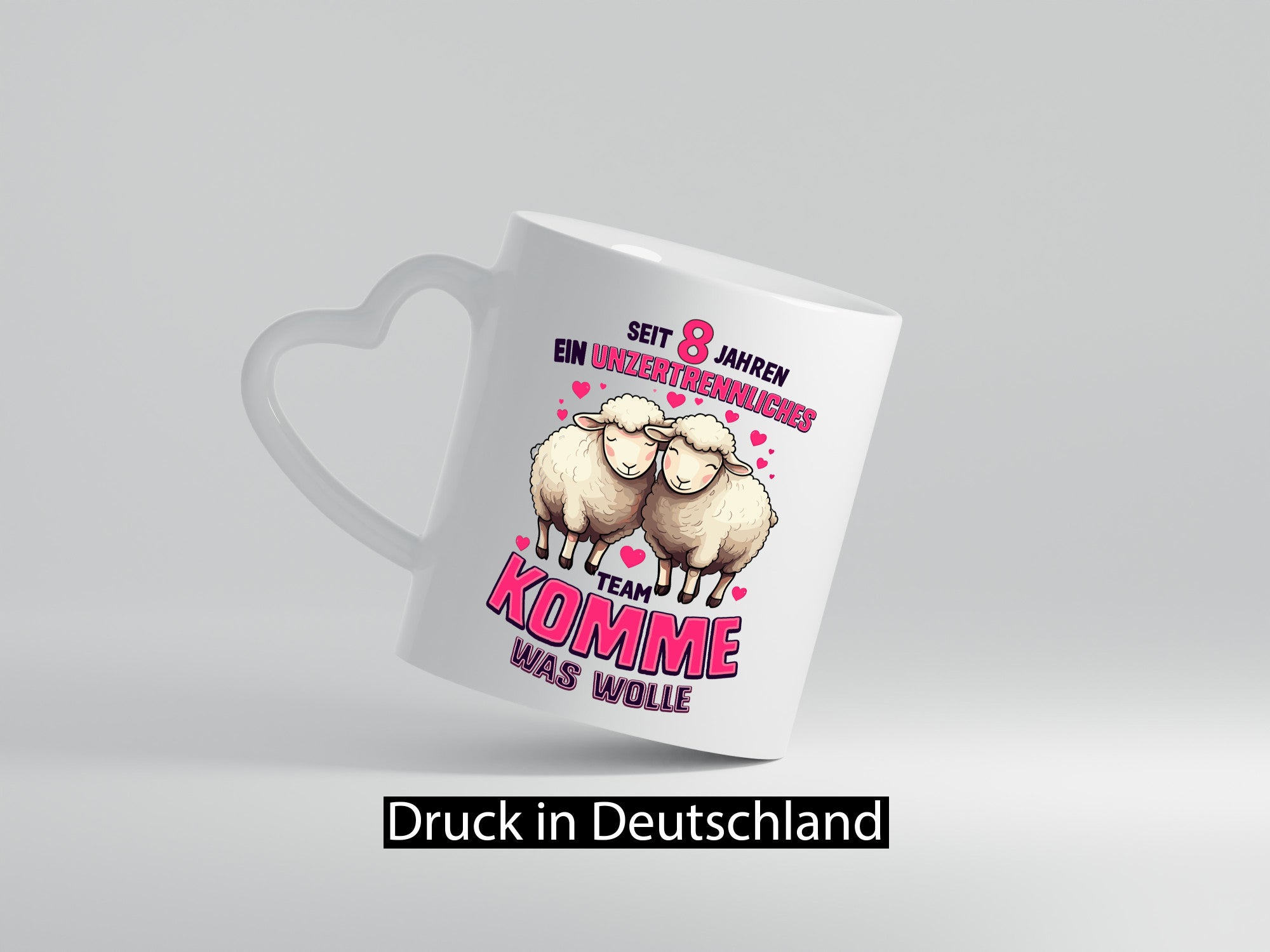 8 Jahre Verheiratet | ein Team Ehepaar v2 lustig Humor Geschenkidee Geschenk