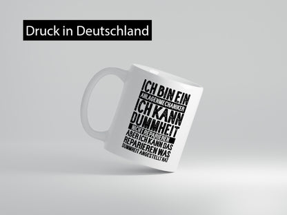 Ich bin Anlagenmechaniker | dummerheit kaputt gemacht hat Humor Geschenkidee