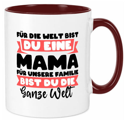 Beste mama der Welt vl5 lustig Familie Geschenkidee Geschenk Tasse