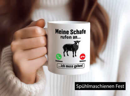 Meine Schafe rufen an | Biobauer Bauer Landwirtschaft Geschenk Humor