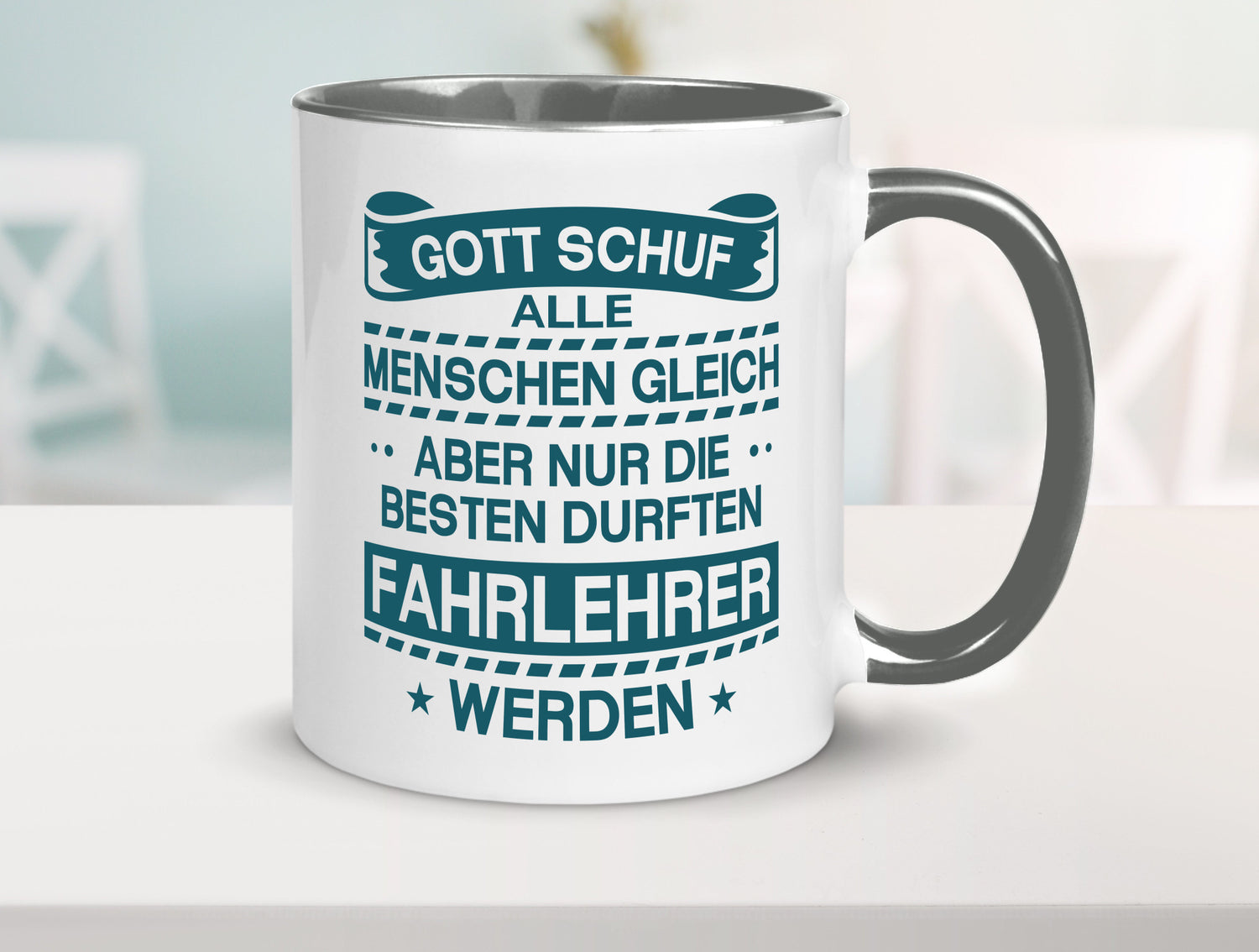 Alle Menschen gleich, die Besten sind Fahrlehrer | Sterne Humor Geschenkidee