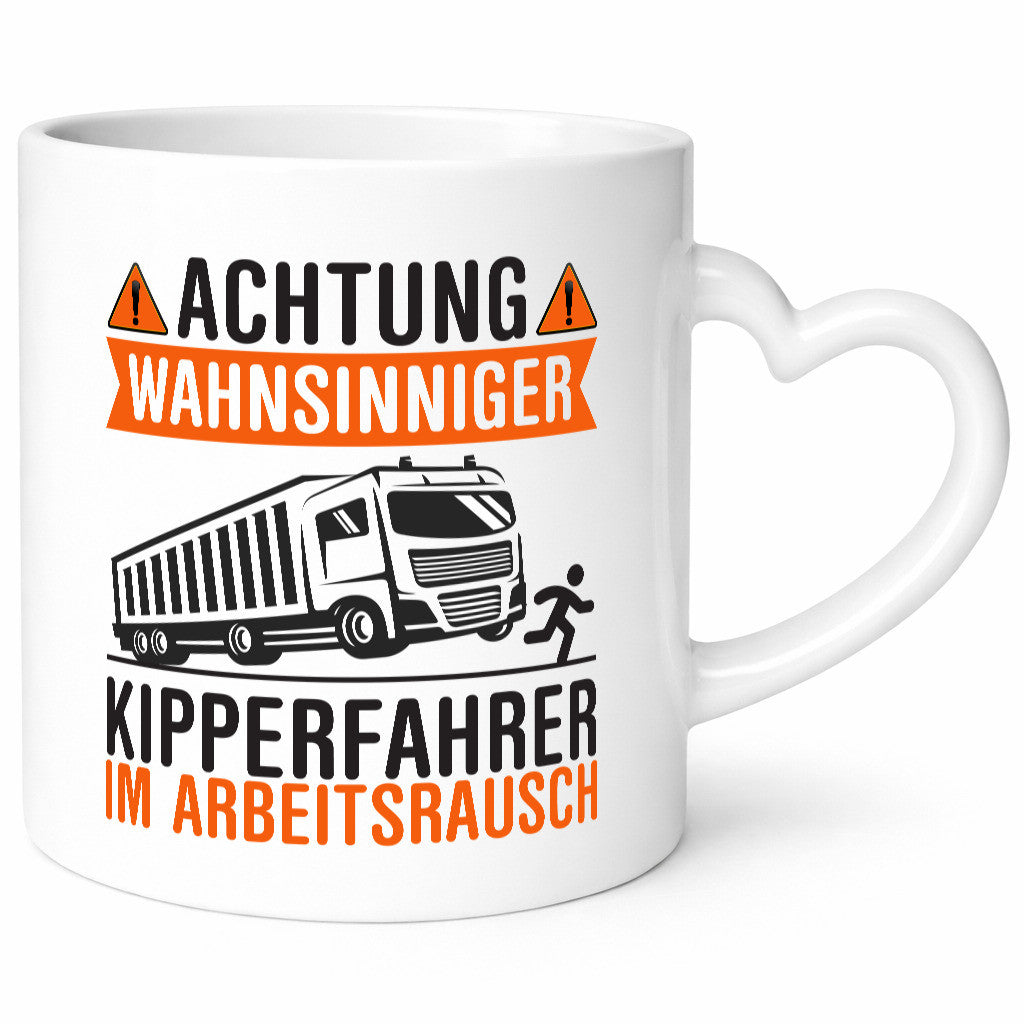 Achtung Wahnsinniger! | LKW Fahrer Arbeitsrausch Geschenk Arbeit Kollegen Büro
