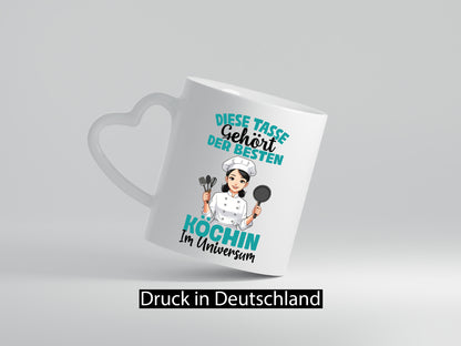 Im Universum: Koch | Küchenchef Chefkoch lustig Arbeit Kollegen Büro Geschenk