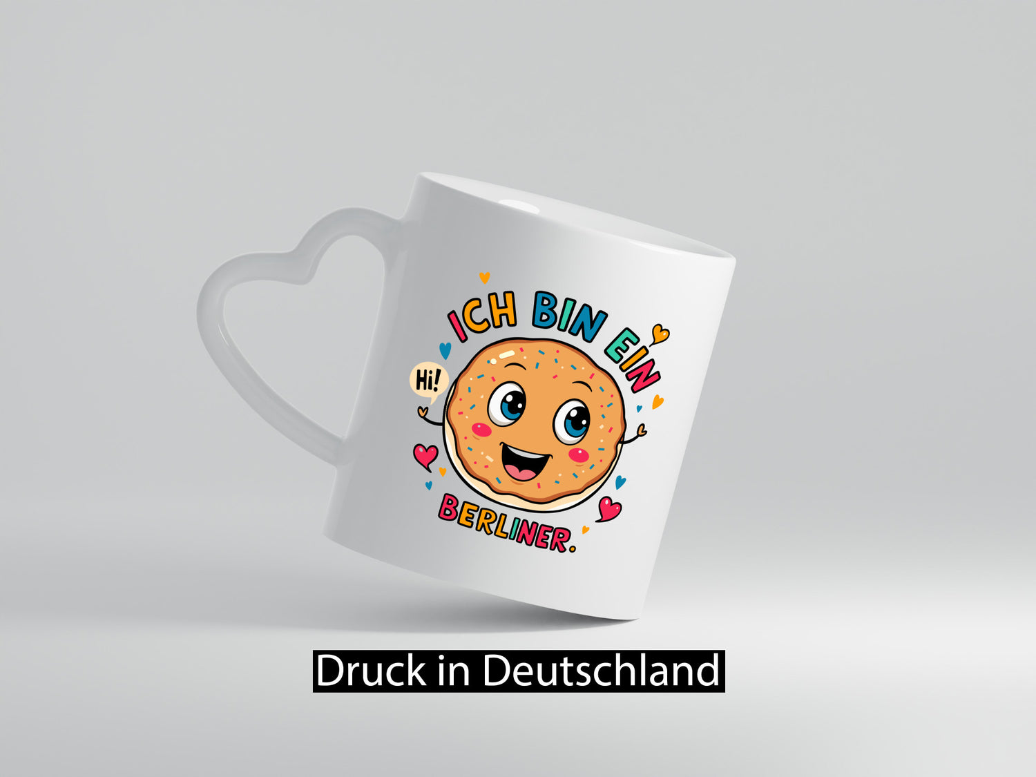 Ich bin ein Berliner | Krapfen Pfannkuchen Humor Geschenkidee Tasse
