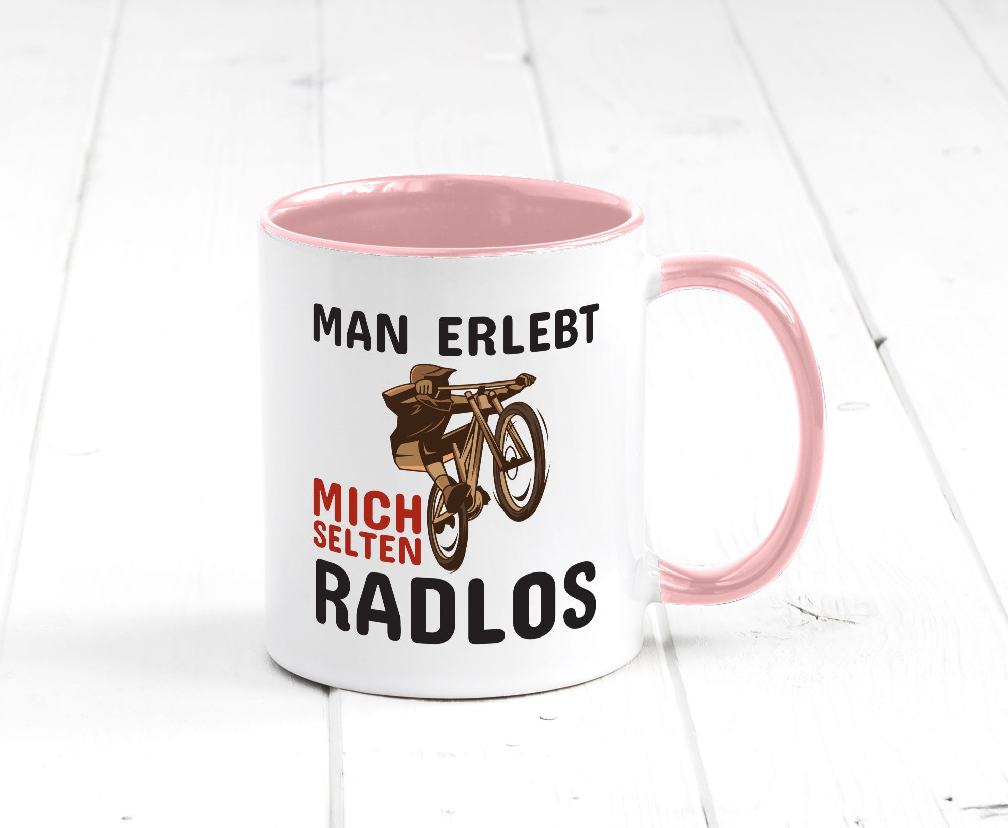 Selten Radlos | Spruchtasse Fahrrad Männer Humor lustiger Spruch Geschenk