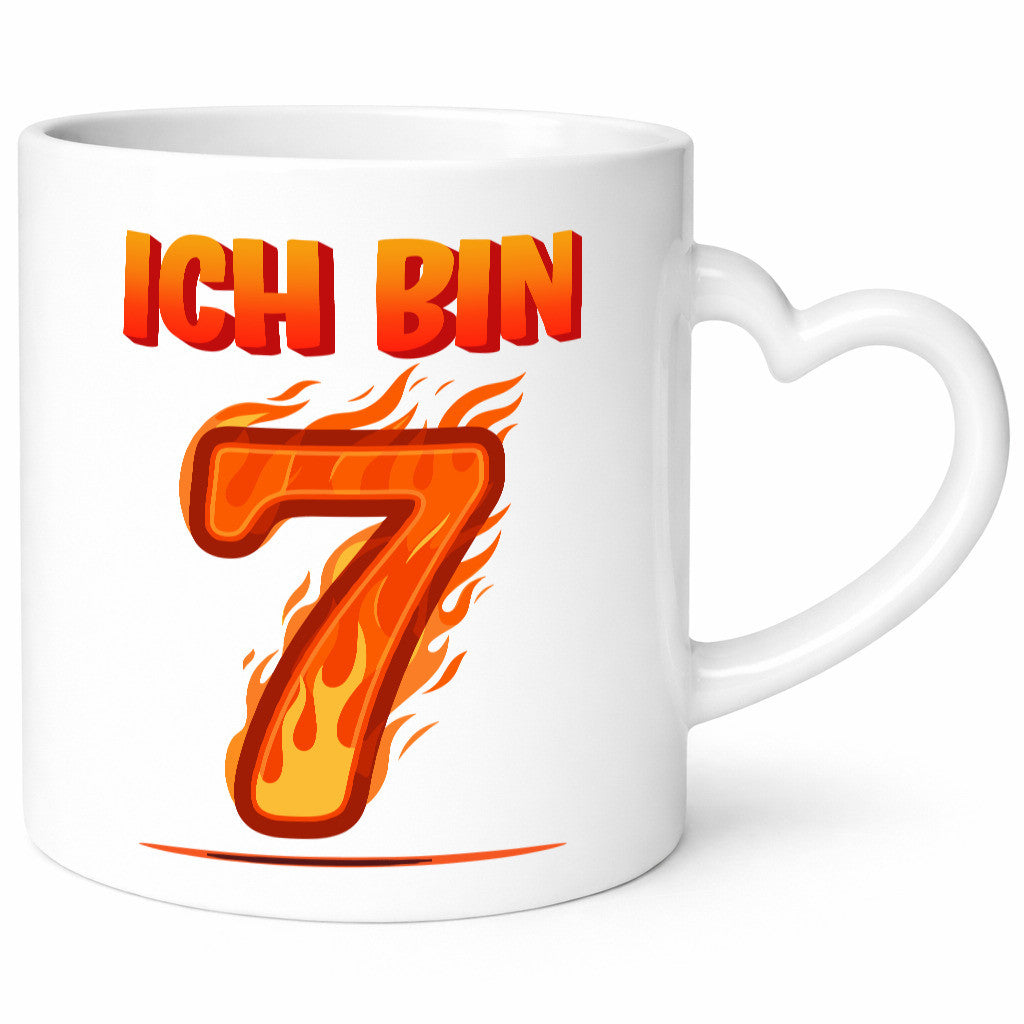 7. Geburtstag | 7 Jahre Drache lustig Geschenkidee Geschenk Tasse