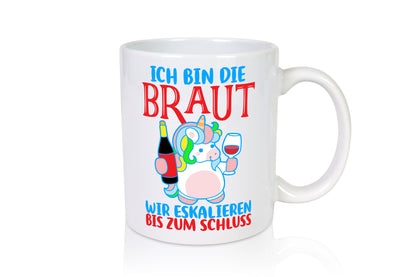 Junggesellinnenabschied | JGA Braut Einhorn Eskalation v2 lustig Humor