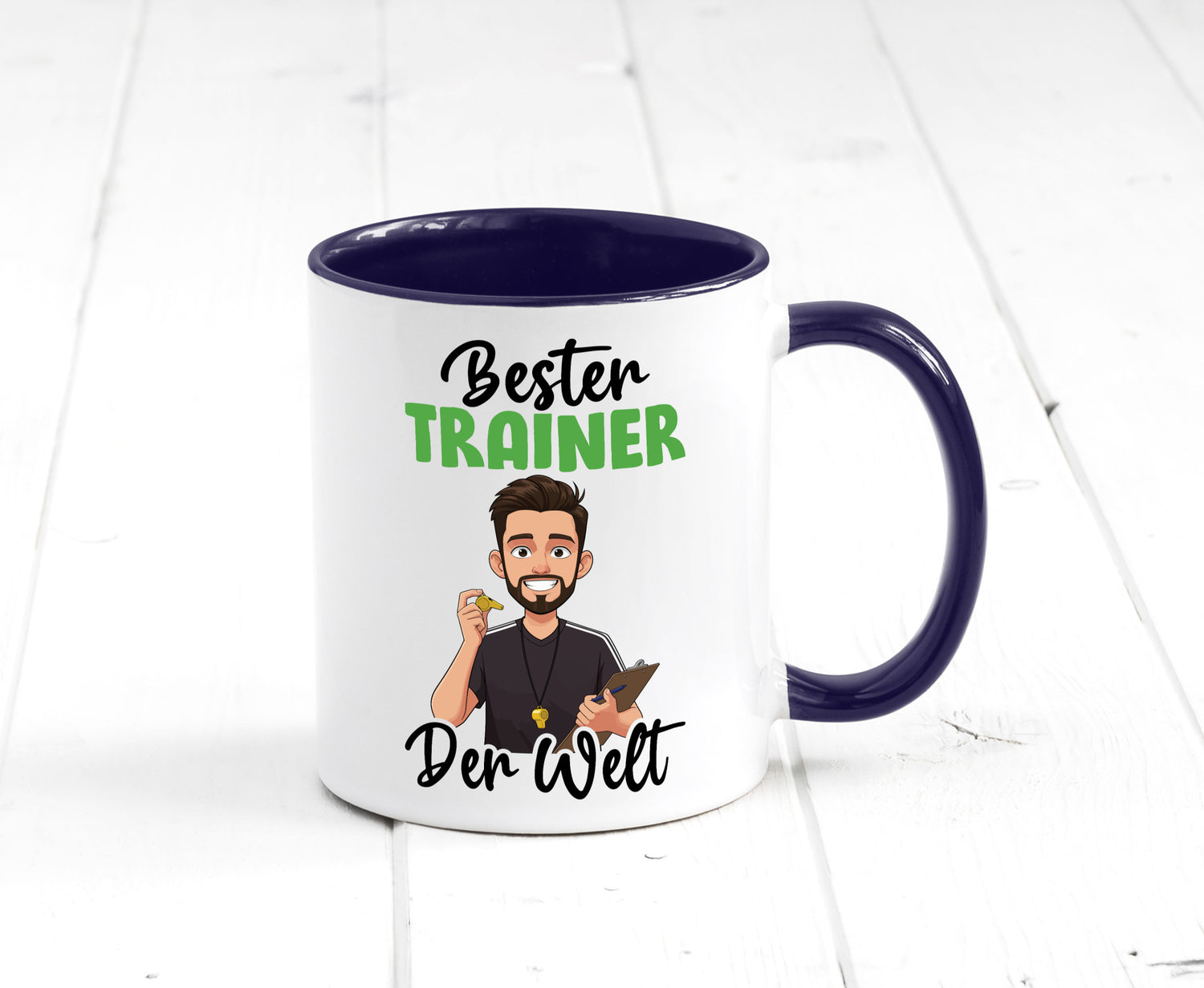 Bester Trainer | Verein Sport v2 Humor Geschenkidee Tasse