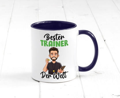 Bester Trainer | Verein Sport v2 Humor Geschenkidee Tasse
