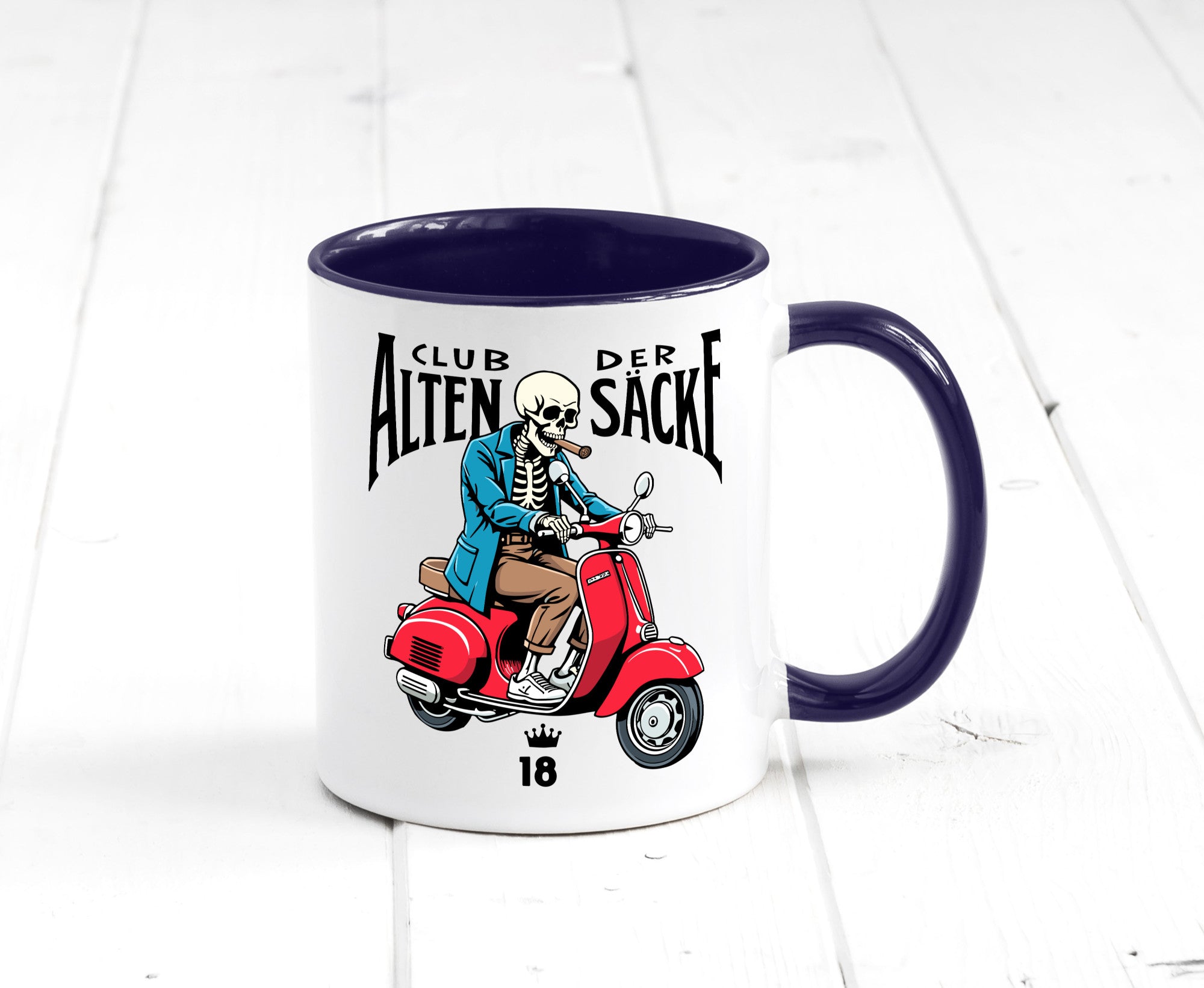 18. Geburtstag | 18 Jahre Club der alten Säcke Geschenkidee Humor Tasse