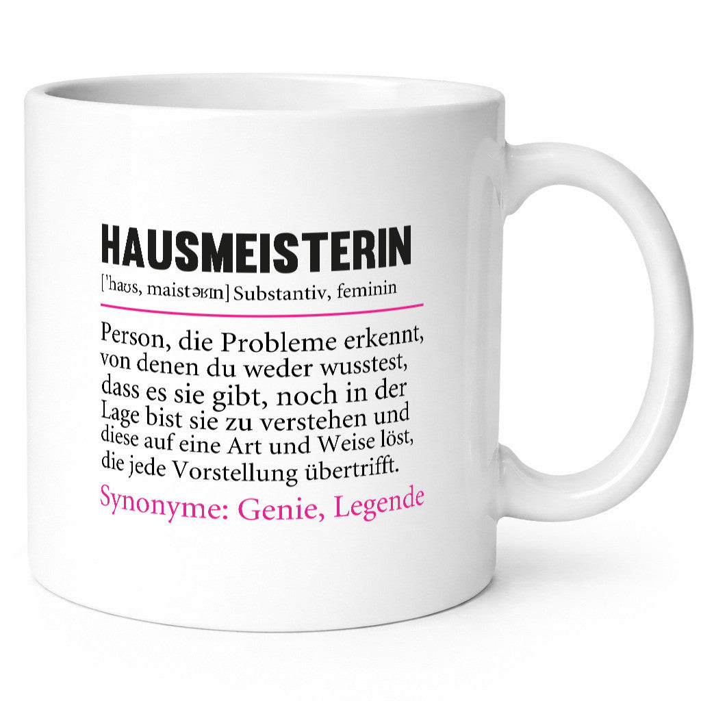 Hausmeisterin | Hauswart Beruf Spruch Humor Geschenkidee Arbeit Kollegen Büro