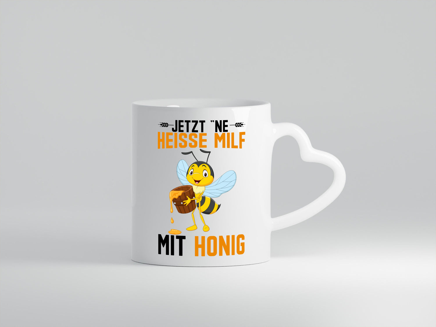 Jetzt ne heisse Milf mit Honig | Imker Geschenkidee Humor Tasse