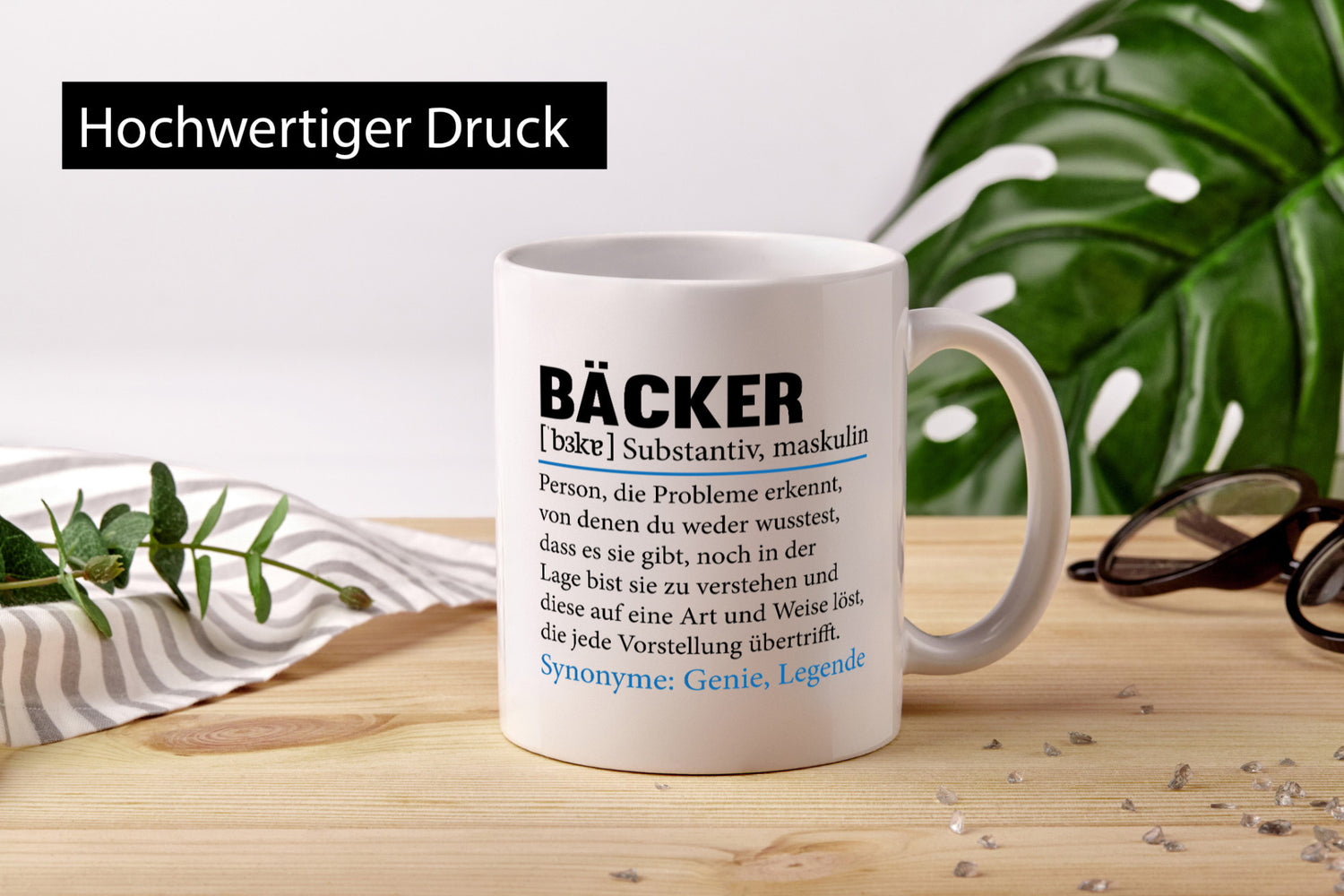 Bäcker | Bäckerei Spruch Backen Konditor lustiger Geschenk Humor Geschenkidee