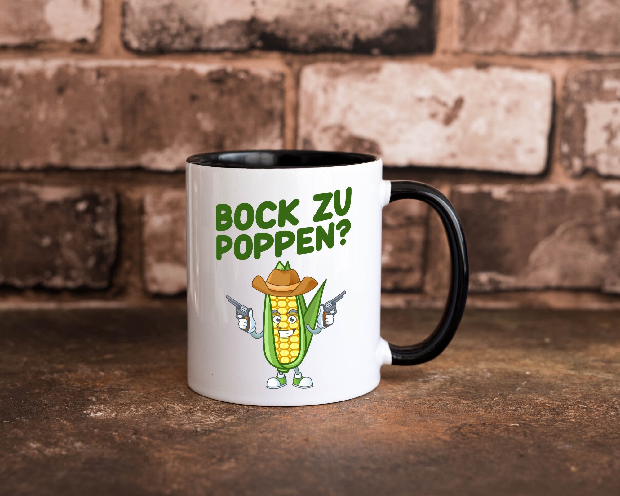 Bock auf Poppen | Mais Lustig Geschenk Humor Geschenkidee lustiger Spruch Tasse