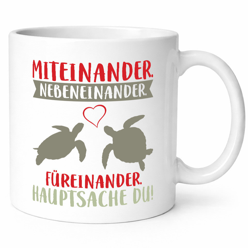 Hauptsache Du | Freund Freundin Schildkröten Liebe Humor Geschenkidee Tasse