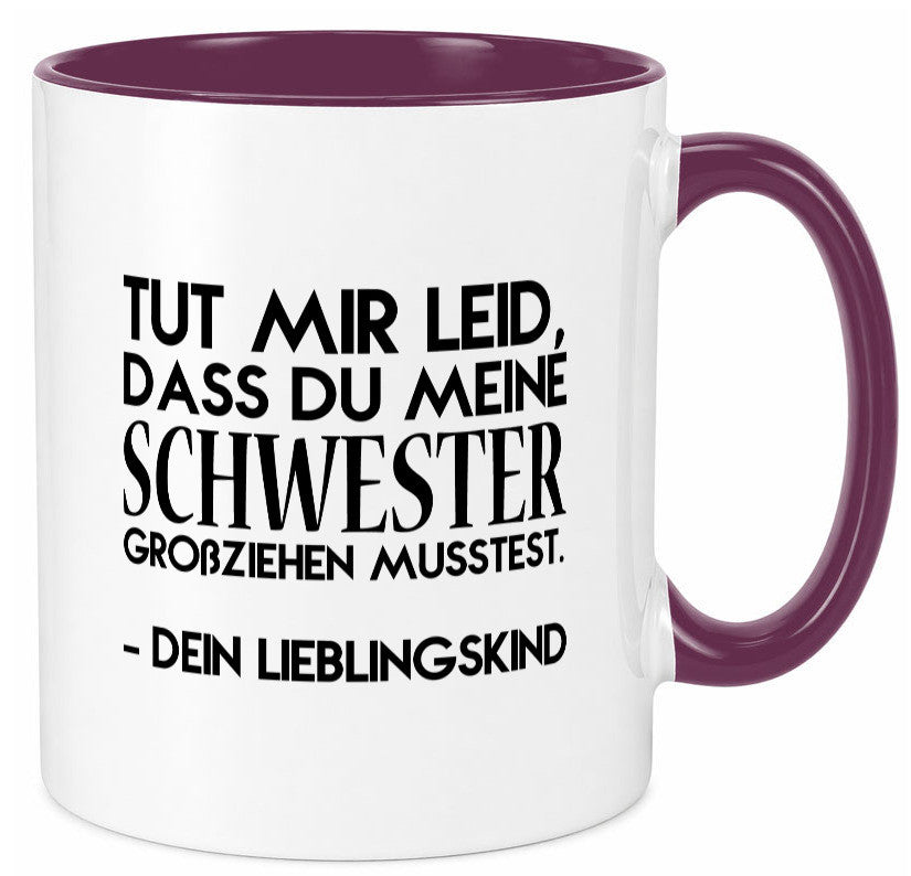 Lieblingskind | Eltern Schwester Kinder lustig Geschenk Humor Geschenkidee