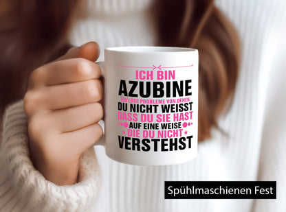Löse Probleme: Azubine | Ausbildung Lehre Lehrling Geschenk Humor Geschenkidee