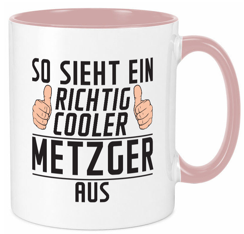 Richtig Cooler Metzger | Fleischer Metzgerei Geschenk Humor Geschenkidee Tasse
