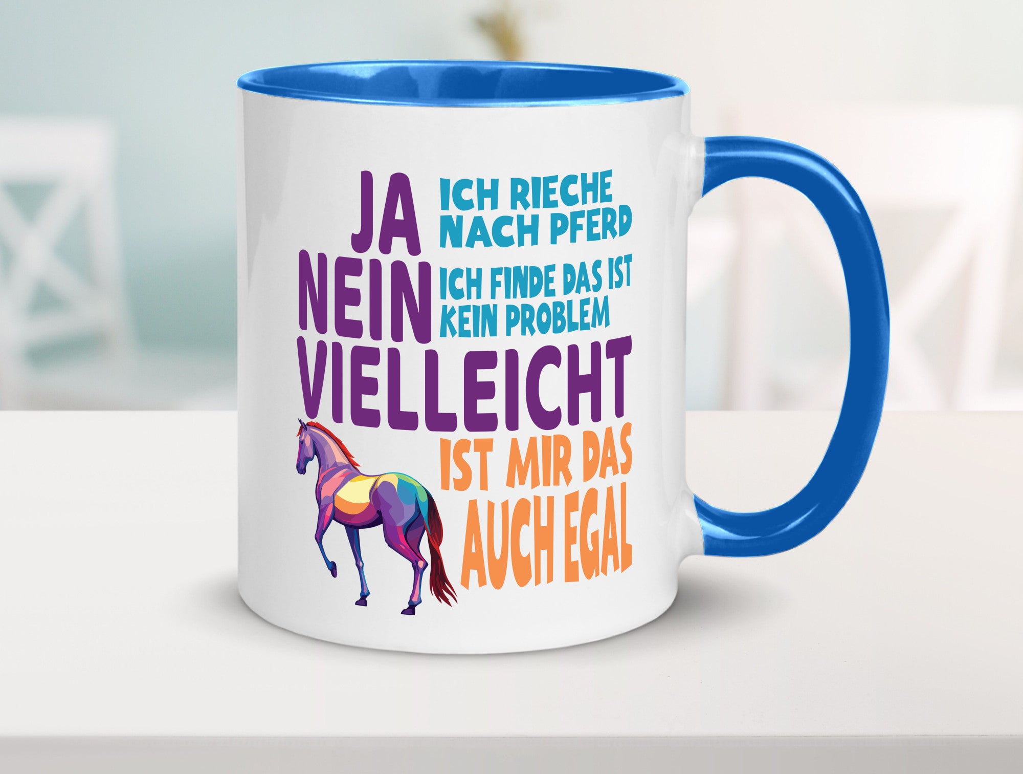 Ja ich Rieche nach Pferd | Reiten Pferdestall lustiger Spruch Geschenk Humor