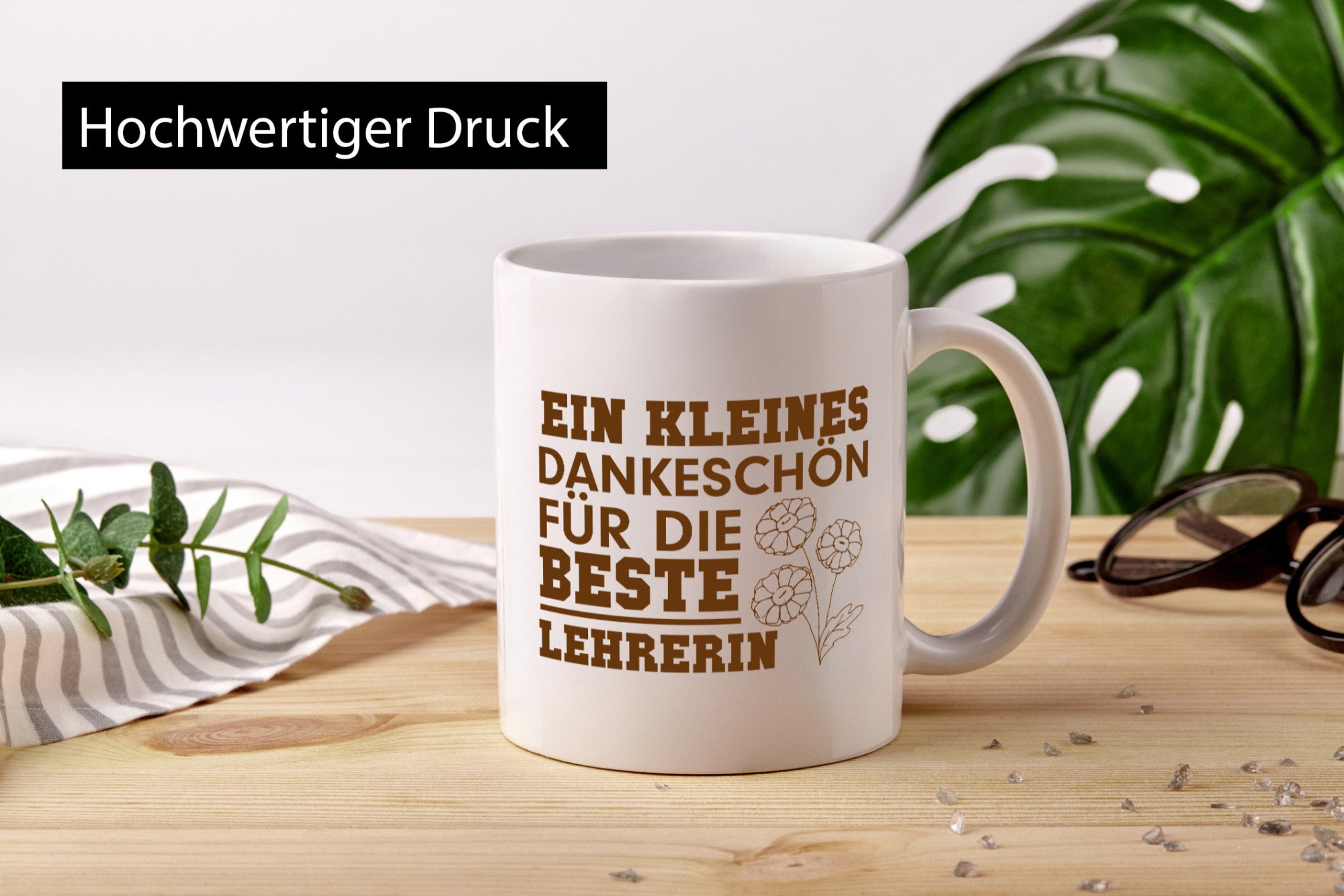 Dankeschön für die beste Lehrerin | Lehrer Tasse Geschenkidee Humor