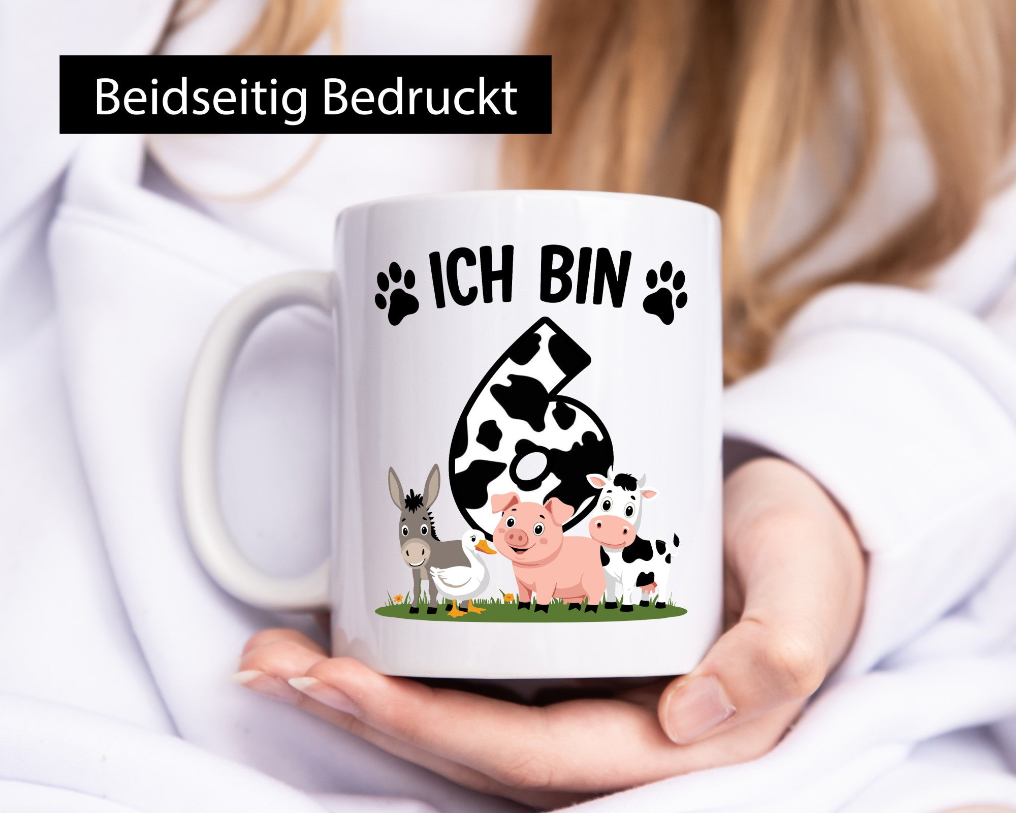 6 Geburtstag | Jahre Farmer Kind lustig Geschenkidee Geschenk Tasse