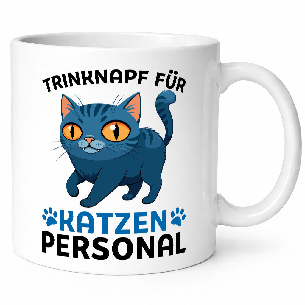 Katzen Personal | Katzenbesitzer Tasse Katze Humor vl2 Tierliebhaber