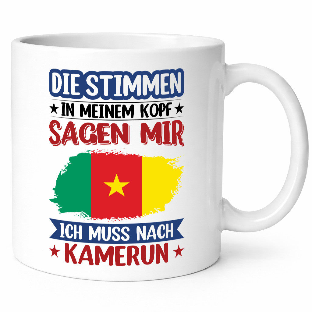 Kamerun | Urlaub Stimmen in meinem Kopf Traumland Geschenk Humor Geschenkidee