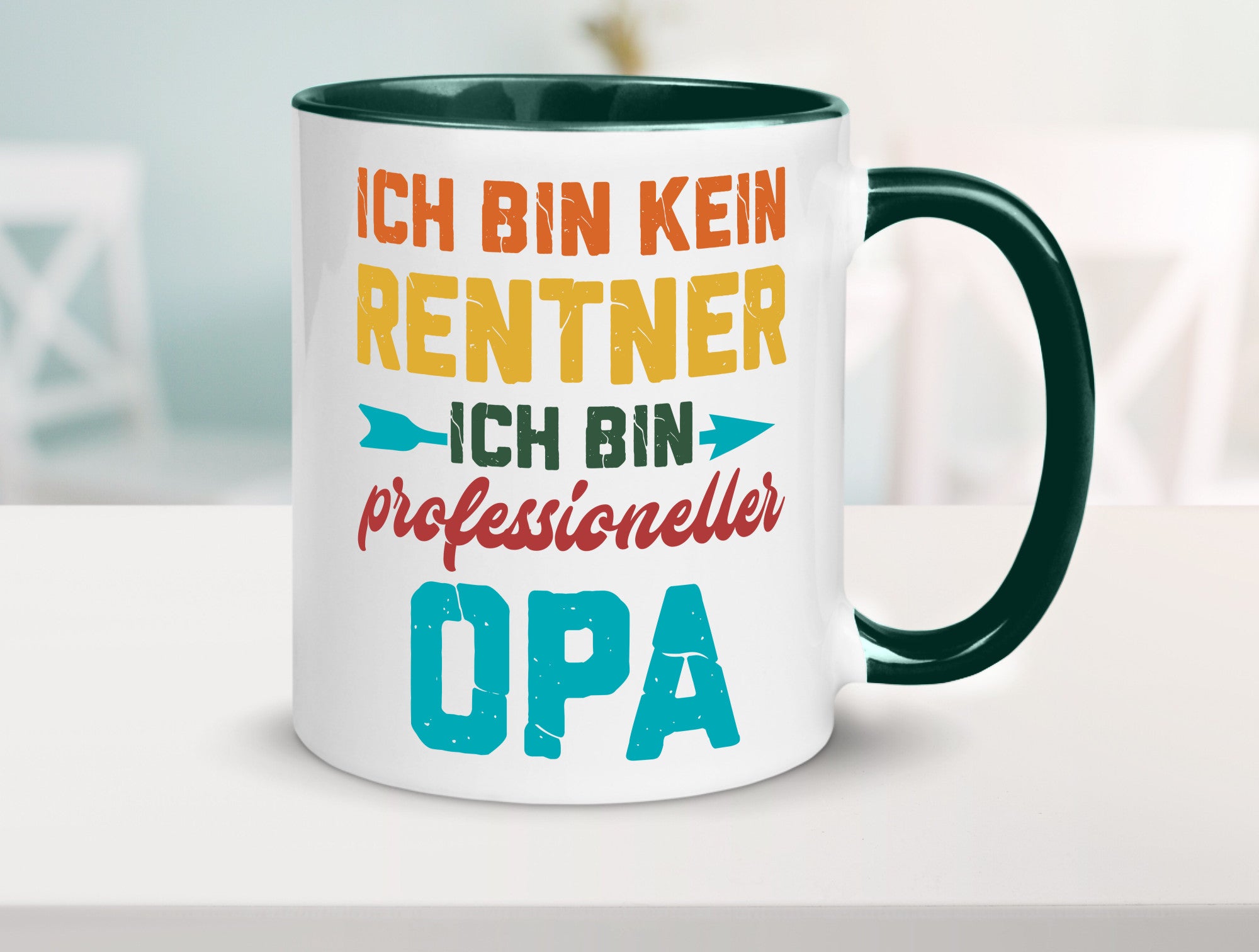 Ich bin Professioneller Opa | Rentner Großvater Geschenkidee Familie Humor Tasse