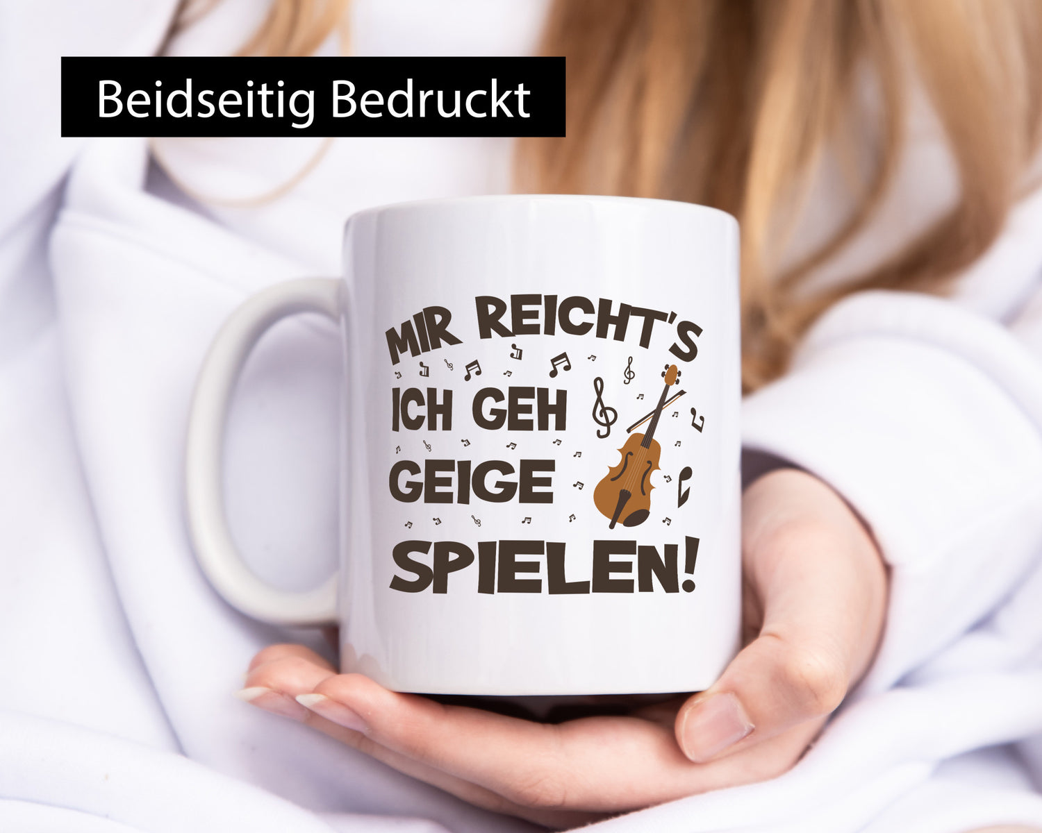 Mir reichts ich geh Geige Spielen | Musik Geschenkidee Humor Tasse