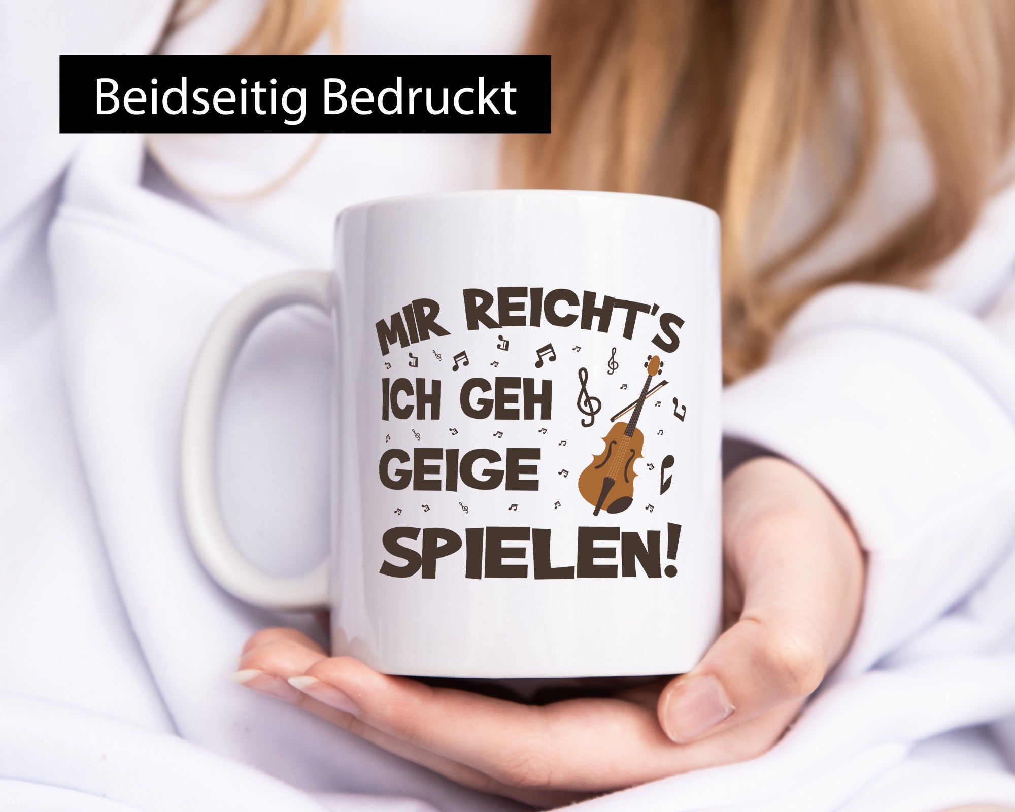 Mir reichts ich geh Geige Spielen | Musik Geschenkidee Humor Tasse