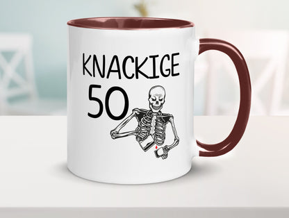 50. Geburtstag | Alt Knackig und Geschenk Geschenkidee lustiger Spruch Tasse