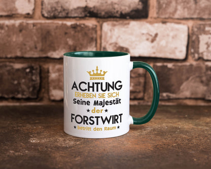 Seine Majestät Forstwirt | Waldarbeiter Humor Arbeit Kollegen Büro Geschenkidee Tasse