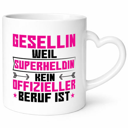 Superheldin Gesellin | Handwerkerinnen lustig Humor Geschenkidee Geschenk Tasse