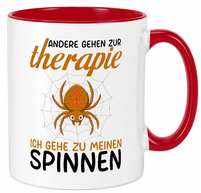 Ich gehe zu meinen Spinnen | Spinnenliebhaber lustiger Spruch Geschenk Humor Tasse