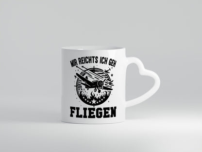 Mir reicht ich geh Fliegen | Flugzeug Pilot Humor Geschenkidee Tasse