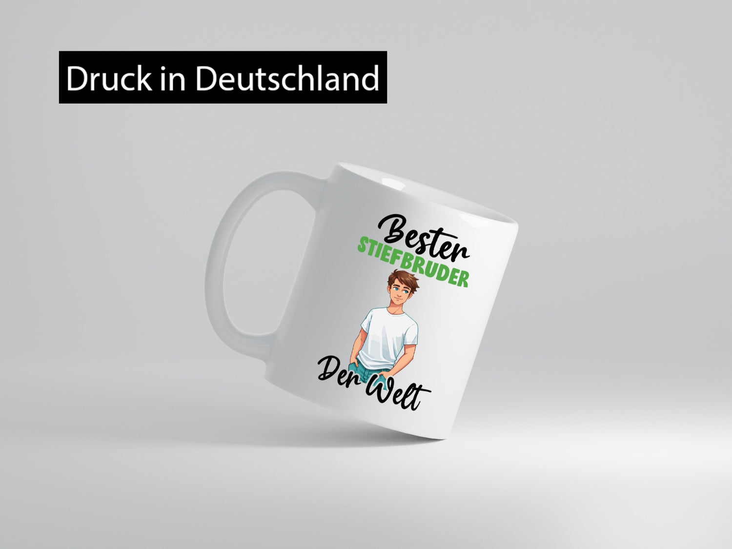 Bester Stiefbruder | Stiefmutter Stiefvater Humor Familie Geschenkidee Tasse