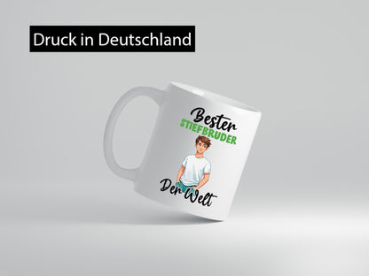 Bester Stiefbruder | Stiefmutter Stiefvater Humor Familie Geschenkidee Tasse