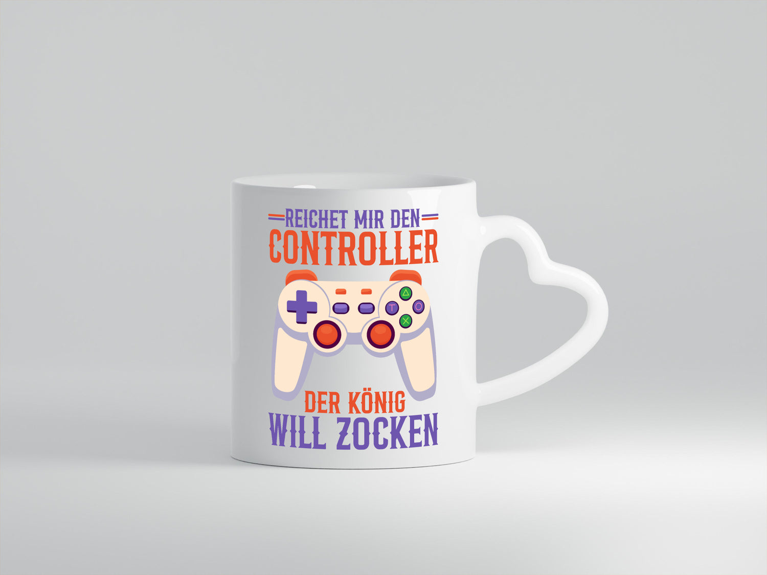 Der König will Zocken | Zocker Gamer Geschenkidee Humor Tasse